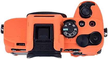 Caixa da câmera Rieibi Alpha 7 IV, capa de silicone para a câmera digital Sony A7 IV, Silicone de capa de proteção para a Sony A7M4