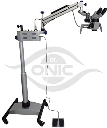 Microscópio operacional de neurocirurgia 3 etapas, tipo de piso, binóculos de 45 ° Fix Binocular