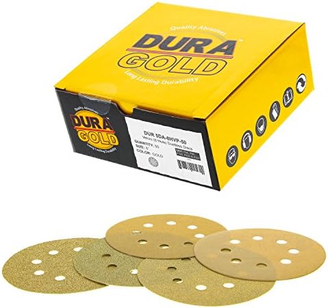 DURA -GOLD 5 Discos de lixamento - Variety Pack, Hook & Loop Da Backing Plate & Soft Density Interface Pad