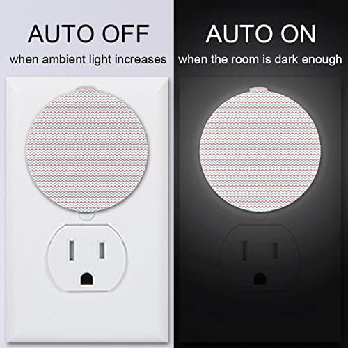 2 Pacote Plug-in Nightlight LED Night Light com Dusk-to-Dawn para o quarto das crianças, viveiro, cozinha,