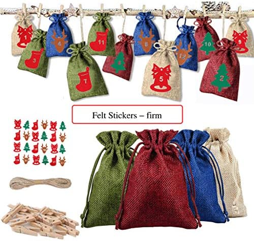 Bolsa de Natal de Afeidd Bell Bell Cotton Christmas Bag Padrão de bolas de decoração de doces de casa