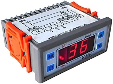 Controlador de temperatura digital incorporado Puryn 12V 24V 220V Gabinete de armazenamento a frio Termostato Controle de temperatura do controlador de temperatura