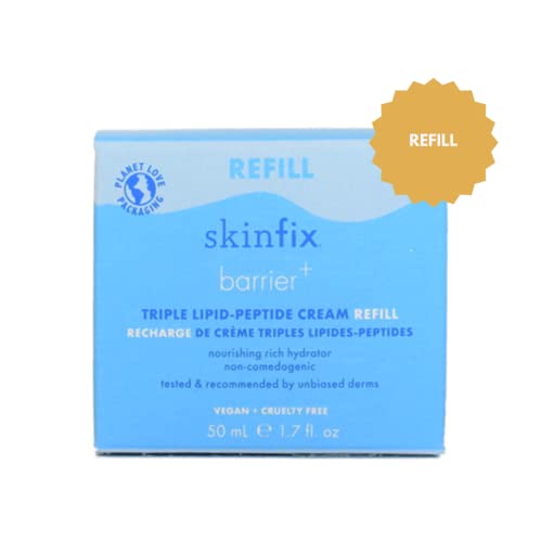 SkinFix seu kit de protetores de barreira :: barreira+ creme triplo de peptídeo lipídico, recarga de creme, eczema+