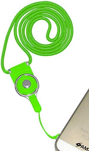Amzer destacável celular colorido de pescoço - embalagem de varejo - verde