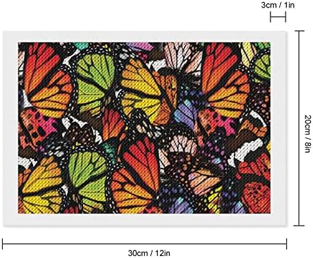 Kits de pintura de diamante de borboleta colorida 5D DIY DRINHA FILIZAÇÃO RETRAS DE RETRAS DE ARTES DE PAREDE DE PAREDE PARA ADULTOS 8 X12