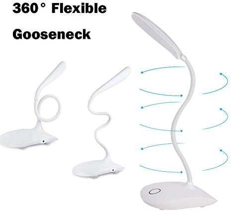 Lâmpada de mesa LED, luzes de mesa flexíveis portáteis para o olho para o bilhete de bobo de bobo para o dormitório