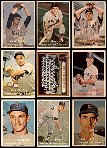 1957 Topps Boston Red Sox Team Set Boston Red Sox GD+ Red Sox
