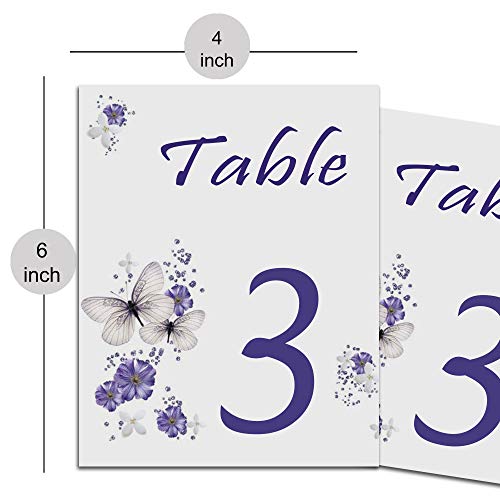 PrintValue Número da mesa Sinais de tabela números de tabela para casamento, aniversário, festa de aniversário,