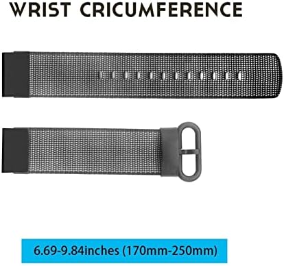 Schik 22mm Sport Nylon Watch Strap Band Lançamento rápido para Garmin Fenix ​​6x 6 Pro 5x 5 mais 935 abordagem S60 quatix5 pulseira de pulseira