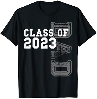 Vintage Senior 2023 Class Grad Proud Dad Class de 2023 T-Shirt