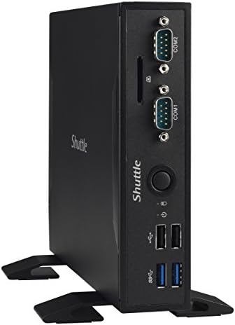 Shuttle XPC Slim DS77U5 Intel Kabylake I5-7200U, Dual Gigabit LAN, sem fãs, saída de vídeo triplo