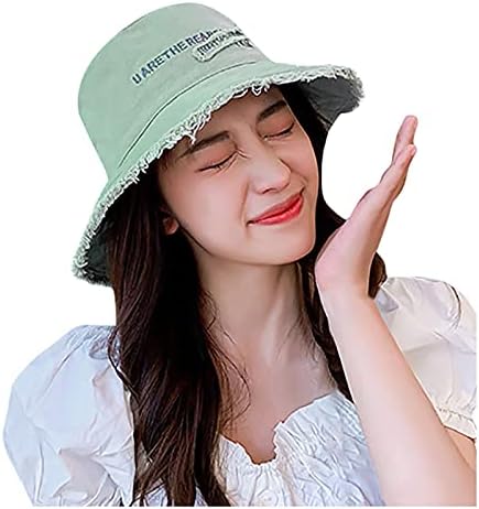 Sun Protection Denim Hat Hat Lady Moda Lady Lady Outdoor Hat Homens Mulheres Chapéu de Proteção ao Sol,