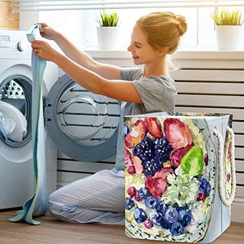 Indomer Fat Fruit Iogurte 300D Oxford PVC Roupas impermeáveis ​​cesto cesto de roupas grandes para cobertores Toys de roupas no quarto