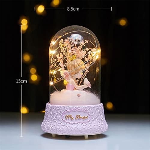 FBVCDX Ball Crystal LED Box Box Girl Annitrime Gift Home Decoration Child Princess Girl Dancing Music Box Sky
