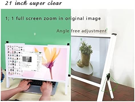 Expandedores de tela e amplificadores de tela de tela mais recente versão, lente de tela 3D 22 para laptop, lupa