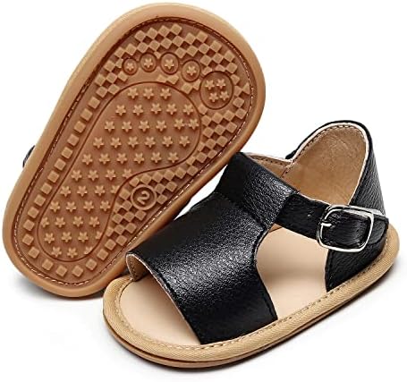 Hongteya meninos meninos sandálias 0-24 meses Criança de verão Sapatos de bebê Sapatos de borracha