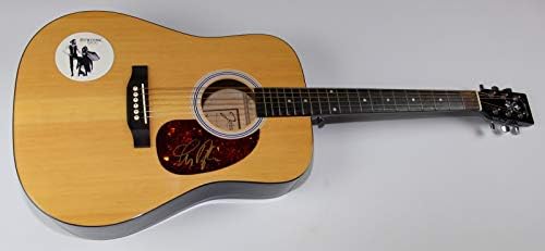 Lindsey Buckingham Fleetw0od Mac Slide Signated Autografado em tamanho grande loiro guitarra de madeira loa