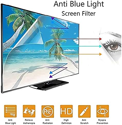 GFSD 27-75 polegadas Protetor de tela TV Blue Blocking Anti-Glare Film alie a fadiga ocular para LCD, LED,