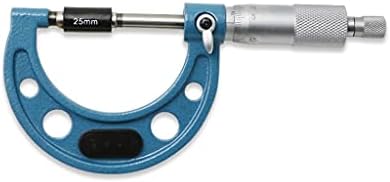Slatiom 25-50mm de alta precisão A sonda de liga endurecida da ferramenta de medição de precisão do medidor de micrômetro externo 0,01mm micrômetro