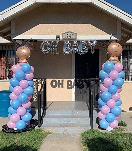 Dectoratória de festa do chá de bebê para meninos e meninas, gênero revelam balões de festa netural