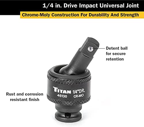 Titan 46130 1/4 de polegada Impacto Universal Socket