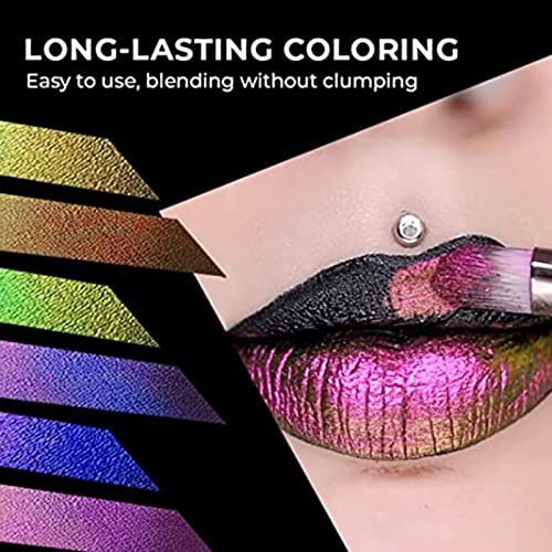 Yangliu Chic-Chat Multi-Chrome Lipsticks, batons líquidos de multi-cromo chiques, sombra de sombra de sombra