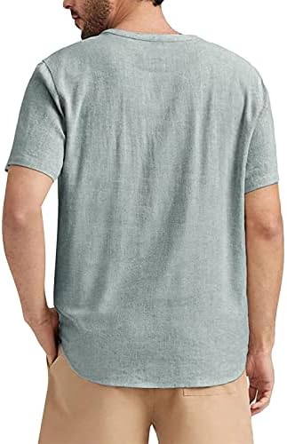 Camisas de treino de verão para homens homens masculino Casual camisa de algodão solto tops soltos de manga curta