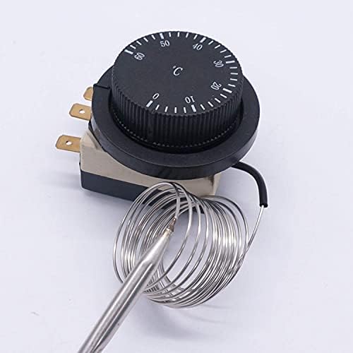 CZKE 1NC 1NO 250V/380V 16A 0-60 ℃ Interruptor de controle de temperatura Termostato Termostato Termostato