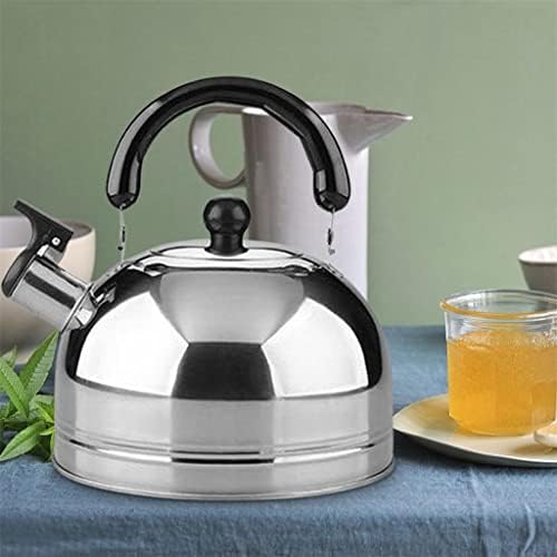 Zhuhw Whistle bule de chá de aço inoxidável para o fogão bule com alça para preparar água quente