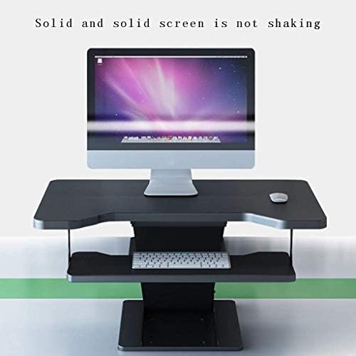 Mesa de stand-up eyhlkm, mesa de laptop, mesa dobrável de elevação móvel, suporte de monitor de desktop