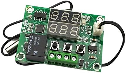 XH-W1219 DC 12V LED duplo Digital Digital Termostato Controlador de temperatura RELUGULADOR RELACO DO CONTROLE DE CONTROLE NTC Módulo de sensor