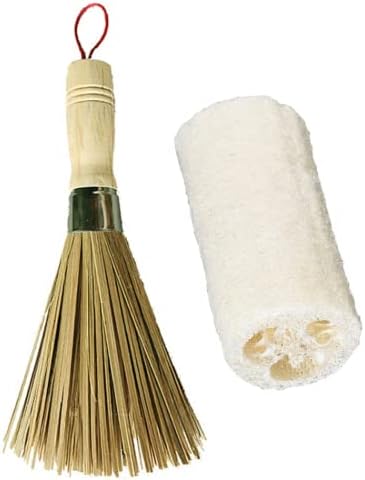 Shengxia Eco-amigável a escova de escova de escova/pincel de frigideira/pincel de frigideira/escova de limpeza de bambu natural para panela/panela/placa e presente de limpeza geral