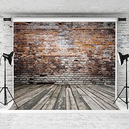 DHXXSC 10x10ft Tema vintage Stone Brick Design Photography Background Brick Wall Photography Baby Birthday Party Decoration Photo Booth Studio Prop DH-189