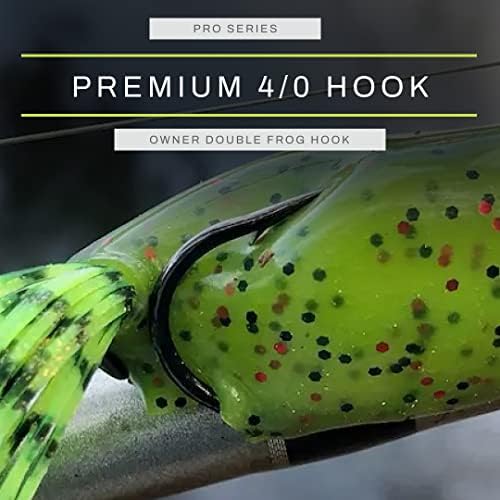 Scum Frog Pro Série Topwater Bass Fishing Hollow Body Frog Freg With Weedless Gays