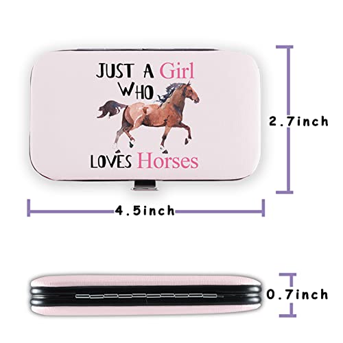 Presentes para meninas que amam cavalos 10pcs ferramentas mulheres viajam manicure pedicure helfing Gold Rose