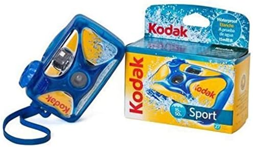 Câmera única de uso à prova d'água da Kodak Sport 2 - pulseira flutuante e pano
