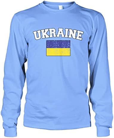 T-shirt de manga comprida da Ucrânia desbravada