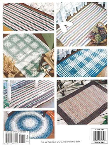 Leisure Arts Easy Rugs to Crochet Book