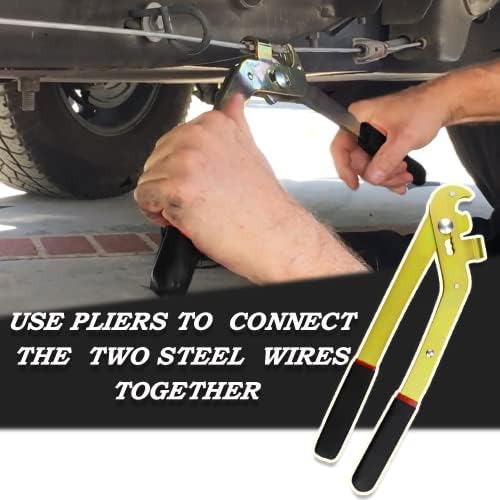 Ferramenta de remoção de acoplador de cabo de freio de estacionamento de binazon ajuste para SUVs e vans incluem para Dodge, Ford e GM