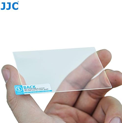 JJC 0,01 Ultra-Thin 2,5d Rodadas Bordas de vidro óptico de 2,5d Protetor de tela LCD para câmera digital