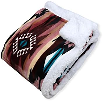 Trailcrest Ultra Soft Sherpa Fleece Throw Plain, cobertor adulto aconchegante para homens e mulheres, reversível