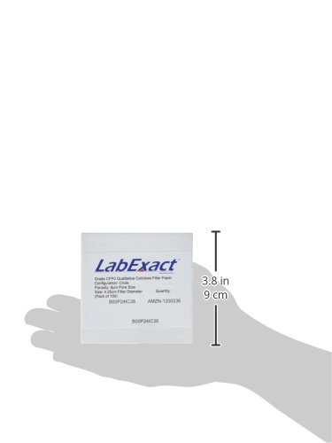 LabExact 1200236 Grade CFP2 PAPELO DE FILLOSE CELULOSE QUALIITATIVO, 8 µm, 4,2 cm