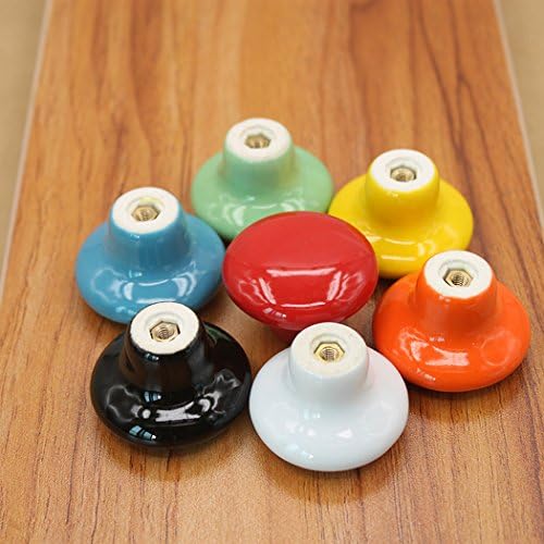 Gabinete redondo de cerâmica trava a gaveta puxa botões redondos para o armário de porta do quarto
