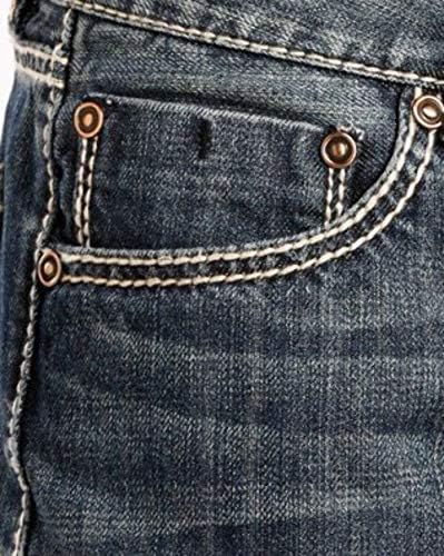 Jeans de bootcut reto de jeans de jeans de rock & roll m0s8553