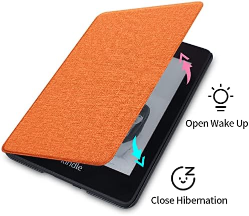 Caso para 6.8 Kindle Paperwhite 11ª geração 2021 Libere apenas com alça de mão - capa inteligente de couro Ultra Slim PU com sono automático e acordar para Kindle Paperwhite5