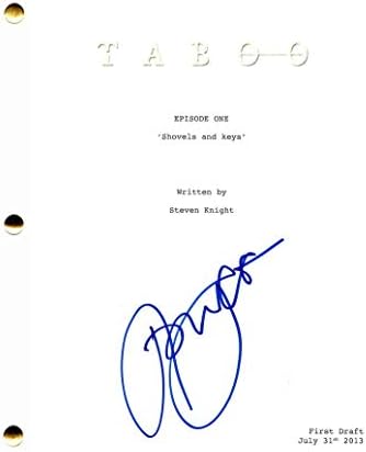 Jonathan Pryce assinou autógrafo - Script piloto completo tabu - Steven Knight, Ed Hogg, Tom Hardy, Jessie Buckley,