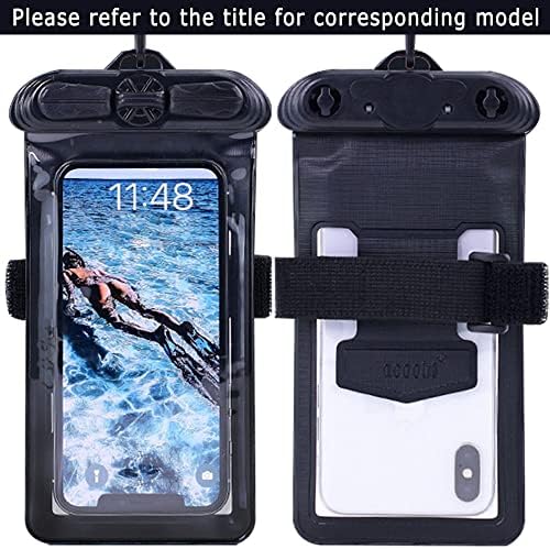 VAXSON Telefone Case Black, compatível com Coolpad Cool Play 8 Lite Bolsa à prova d'água Bolsa seca [não filme de protetor de tela]