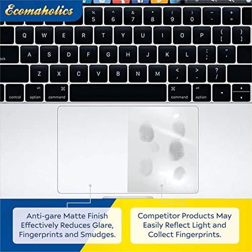 ECOMAHOLICS Premium Touch Experince Laptop Trackpad Protetores com acabamento fosco, compatíveis com o laptop Samsung Galaxy Alpha Flex 2 13,3 polegadas, 2 pacote, 2 pacote, fosco anti -impressão digital à prova d'água.