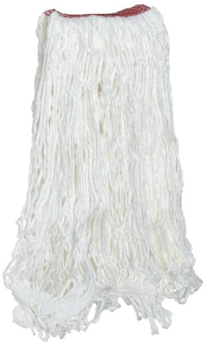 Rubbermaid Commercial Super Stitch Mop, grande, branco, pacote de 6, FGD15306WH00