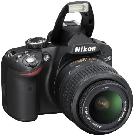 Nikon D3200 24,2 MP CMOS Digital SLR com 18-55mm f/3,5-5.6 AF-S DX VR Nikkor Zoom Lens